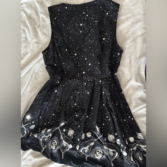 ModCloth/Dangerfield narwhals in space dress - Picture 5 of 5